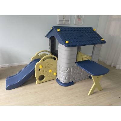 China Kindergarten Indoor Plastic Slide Kinds Indoor Playground Playground Equipment For Children Room Style Kids Plastic Slide Toys for sale