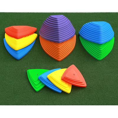 China Funny Educational Expansion Stone School Stepping River Cross Training Balance Toy Progress Stones Child Outdoor Toy for sale