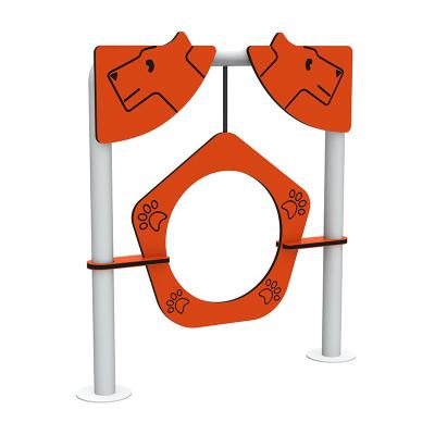 China Durable Outdoor Dog Playground Equipment Pet Playground Obstacle Course Items PE Board Safety Material For Sale for sale