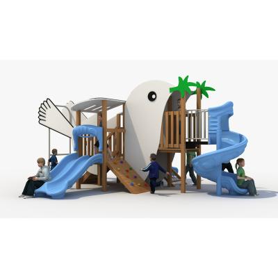 China Durable Professional Manufacturer Animal Style Outdoor Kids Wooden Playground Equipment Set Outdoor Playground Park For Kids for sale