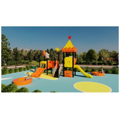 China Durable British Commercial Outdoor Playground Kids Outdoor Slide Style Playground Equipment for sale