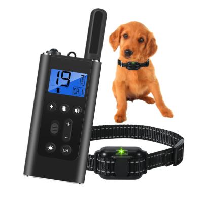 China Amazon Hot Dog Remote Range Collar 800m Sustainable Anti Barking Training Collar for sale