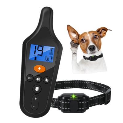 China 800m Viable Hot Selling Remote Electric Shock Anti Barking Dog Training Collar for sale