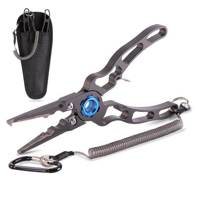 China MULTI FUNCTIONAL Multi Tools Outdoor Fishing Scissors Long Sniff Aluminum Fishing Pliers With Comfortable Handle for sale