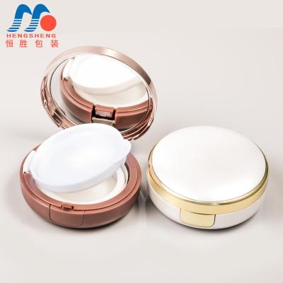 China Recyclable Lightweight Luxury Rose Gold 15g Air Cushion Cream Box Cosmetic BB Powder Tool CC Cream Packaging Container for sale