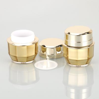 China Round Lid 15g Eye Essence Cream Cosmetic Packaging Container Empty Cosmetic Cream Jar for sale