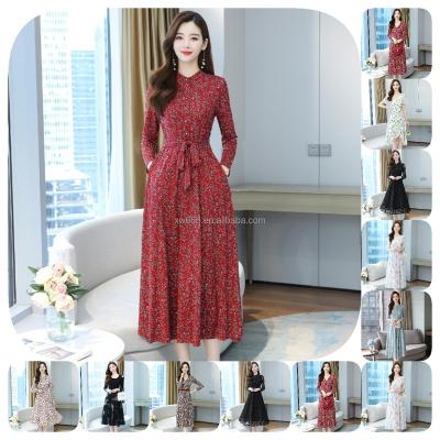 China wholesale Anti-wrinkle low price dress female 2021 French size Korean midskirt summer version fashion temperament women for sale