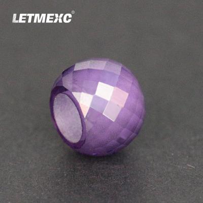 China Jewelry Making LETMEXC 5A Colored Zircon Beads DIY Jewelry With Jewelry Zircon Circle Suitable For Making Necklace Bracelets for sale