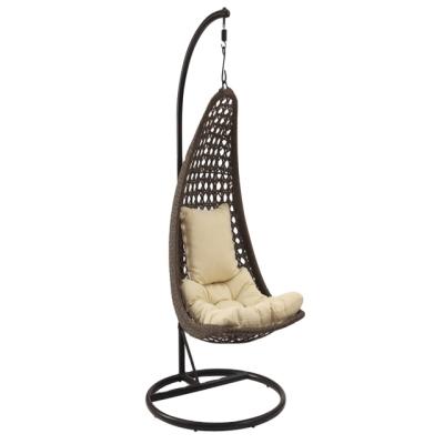 China Eco-freindly Audu China Websites Wholesale Outdoor Furniture Swing Rattan Hanging Egg Chair for sale