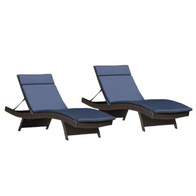 China Eco-freindly Audu Leisure Rattan Double Man Resin Sun Sofa for sale