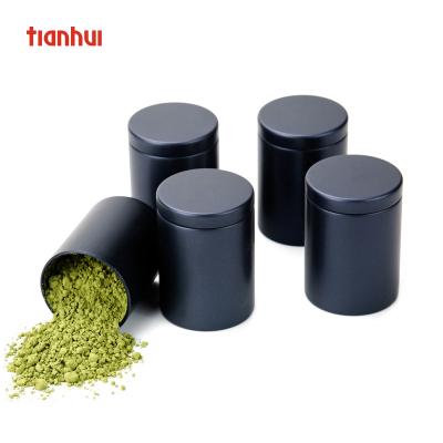 China Tianhui Sustainable Hot Sale Round Mini Portable Tea Candy Tin Metal Storage Box for sale