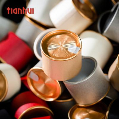 China Recyclable Factory Price Custom Design New Style Cardboard Paper Tube Cans Canisters For Tea for sale