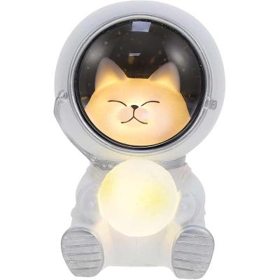 China Modern Creative Cute Guardian Pet Astronaut Night Light Personality Bedroom Decoration Lights Star Light Kids Toys Birthday Gift for sale