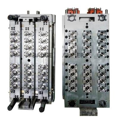 China 48 Cavity Plastic Hot Runner Valve Gate PET Preform Mold for sale