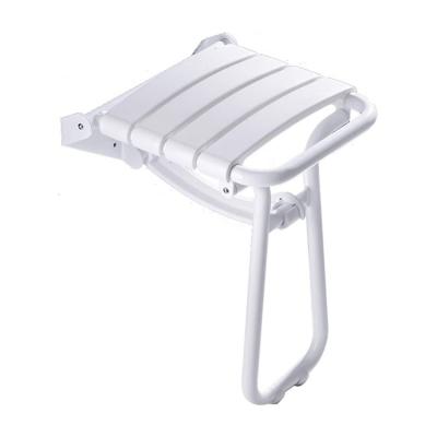 China Modern Folding Wall Mounted Safety Elderly Wall Mounted Bathroom Shower Seat Bath Stool Aisle Chair / Disabled Anti-Skid Shower Chair for sale