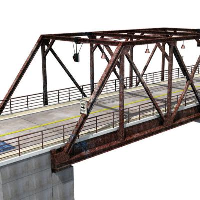 China steel structure bridge steel work bridge steel structure bridge ribbon bridge for sale