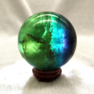 China China Natural Rainbow Fluorite Quartz Crystal Stone Ball Spheres For Sale for sale