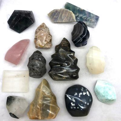 China Wholesale Point Sphere Heart Palm Slab Freeform Bowl Europe Wholesale Natural Crystals Various Materials Shaped for sale