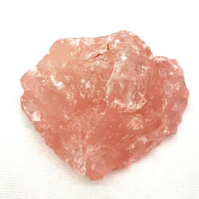 China Wholesale Natural Raw Rose Quartz Madagascar Rough From Europe Rose Quartz Stone For Decoration for sale