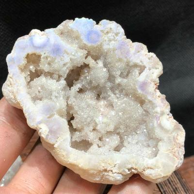 China China Wholesale Angel Aura Quartz Moroccan Crystal Geodes Cornucopia For Home Wedding Decoration for sale