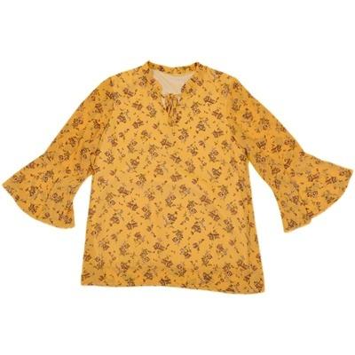 China Breathable 100% Polyester Body Lining Fachion Ladies Blouse Ladies Long Sleeve Ladies Women With Print for sale