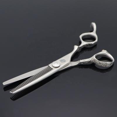 China Japan Brand 440C Stainless Steel Professional Superior Hair Cutting Scissors Hair Thinning Shear Scissors for sale