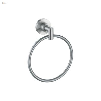 China Modern Bathroom Accessories 304 Stainless Steel Wall Mounted Towel Ring for sale