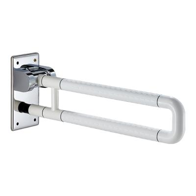 China Private Label ABS Stainless Steel Railing Foldable Safety Grab Bars For Bathroom Toilet for sale