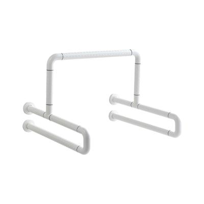 China Durable Durable Stainless Steel ABS Bathroom Toilet Rack Railing For Elderly And Disabled People for sale