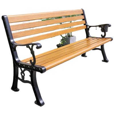 China Modern Popular Outdoor Furniture Garden Beaches Park Mental Double Seat Bench Patio Beaches for sale