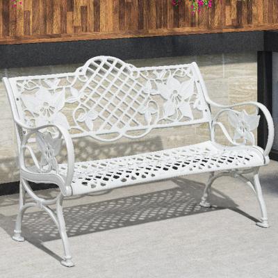 China Modern Classic Modern Made In China Hallway Street Furniture Outdoor Steel Aluminum Long Patio Park Benches for sale