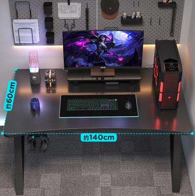 China Other Modern Corner Gaming Gamer Home Office Computer Tables PC Desks Corner With LED Cup Holder And Headset Hanger for sale