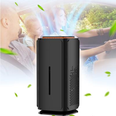 China UVC+HEPA+ANION+RGB Light Home Office Lamp Air Purifier Portable Desktop Air Filter for Kids with H13 HEPA Filter for sale