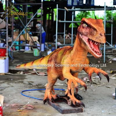 China Theme Park Simulator 3d Animatronic Artificial Velociraptor Dinosaur For Sale for sale