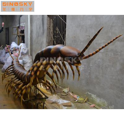 China Amusement Theme Park Centipedeanimatronic Zigong Life Size Huge Realistic Model Factory for sale