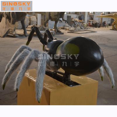 China Theme Park Amusement Life Size Spider Animatronic Model Zigong Factory for sale