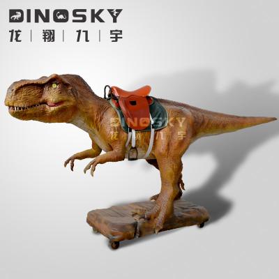 China Entertainment Amusement Park Equipment Interactive Dinosaur Ride For Playground for sale