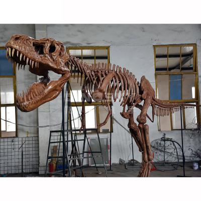 China High quality fossil museum simulation resin tyrannosaurus rex skeleton in Jurassic dinosaur park for sale