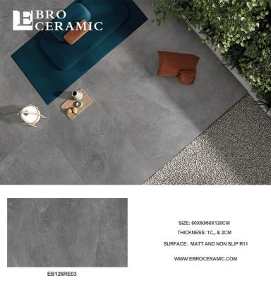 China Foshan Greg Ceramic Tiles Sale Full Body Matt Color Anti Slip Rustic Hot Tile 600X1200 Outdoor EB126RE03 for sale