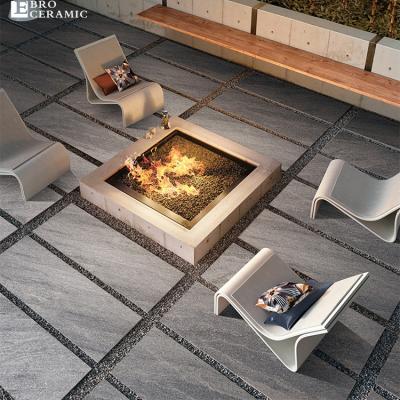 China Modern Design High Quality Rough Matte Anti Slip 100% Full Body Granite Outdoor Supper Porcelain Tile for sale