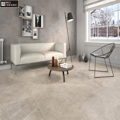 China Matte Finish White And Beige Tone Tile Flooring Rustic Modern Marble Look Porcelain Tiles And Matte Outdoor Marble for sale