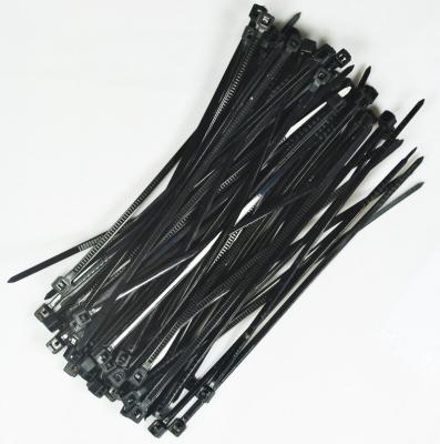 China Containment Wires Self Locking Nylon Cable Zip Ties 12 Inch 50 lbs 4.8x300mm White Black Cable Ties for sale