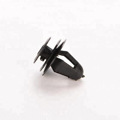 China Bumper/Fender Board Sheets 100pcs/lot Vehicle Care 8mm Hole Plastic Rivets Fastener Black Auto Door Clips Interior Car Fastener Clips for sale