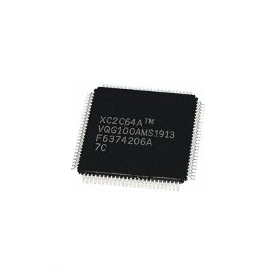 China New Original IC Chip XC2C64A-7VQG100I Integrated Circuits Circuits Electronic Components Parts In Stock XC2C64A-7VQG100C XC2C64A-7VQG100C for sale