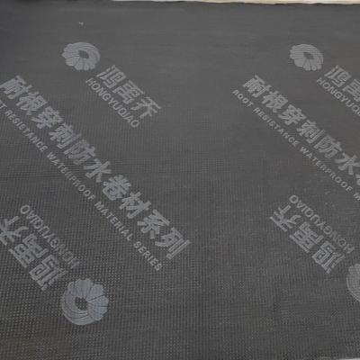 China Flexible Copper Infused Modified Bitumen Waterproofing Membrane With Tire Base for sale