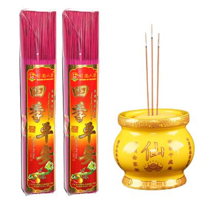 China Wholesale Chinese Red Floral Incense Incense Sticks Sandalwood Kaori Agarbatti Agarbatti Stick Bakhoor Oud Stain Insense Wooden Holder for sale