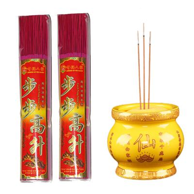 China Wholesale Chinese Red Floral Incense Incense Sticks Sandalwood Kaori Agarbatti Agarbatti Stick Bakhoor Oud Stain Insense Wooden Holder for sale