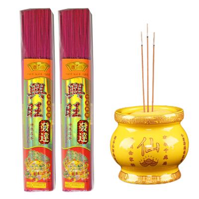 China Wholesale Chinese Red Floral Incense Incense Sticks Sandalwood Kaori Agarbatti Agarbatti Stick Bakhoor Oud Stain Insense Wooden Holder for sale