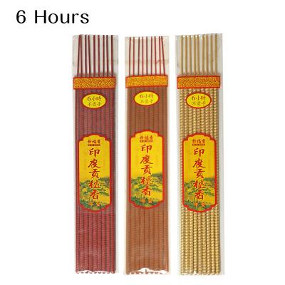 China Great long burning time chinese incense 6 hours bamboo sticks for agarbatti sandalwood incense sticks chinese idol powder stick thai buming incense for sale