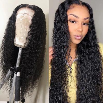 China Unprocessed Brazilian Loose Deep Hair 360 Lace Frontal Wig Customized Logo Swiss Wave 100% Hd Brazilian Hair Lace Frontal Wigs Lace Frontal Wigs With Baby Hair for sale